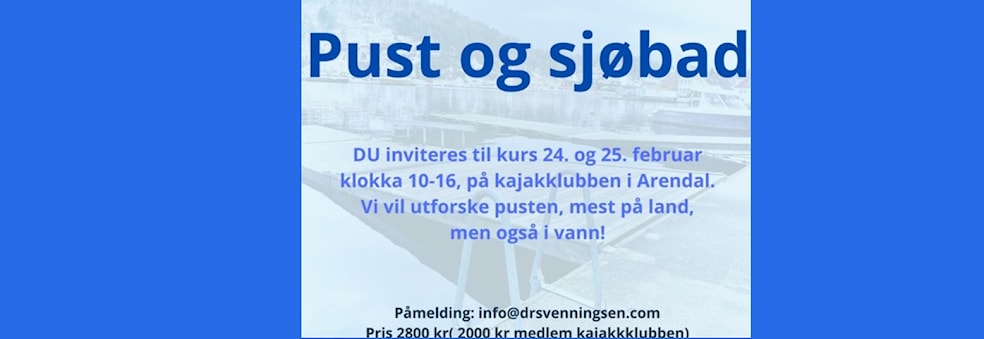 Pust og sjøbad